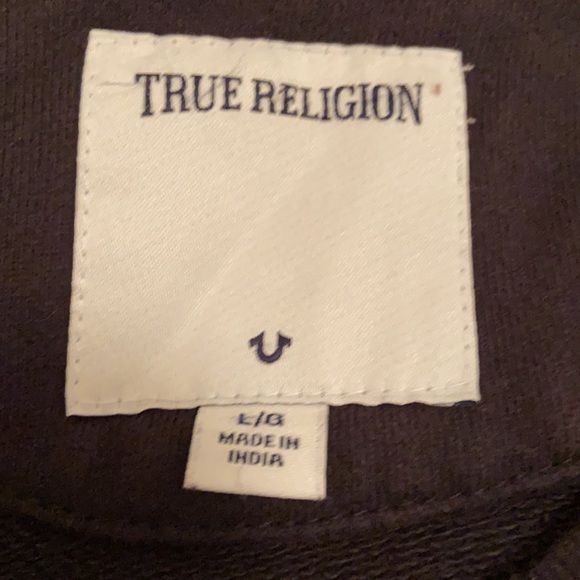 True religion sweater black/white size large. - Picture 4 of 6